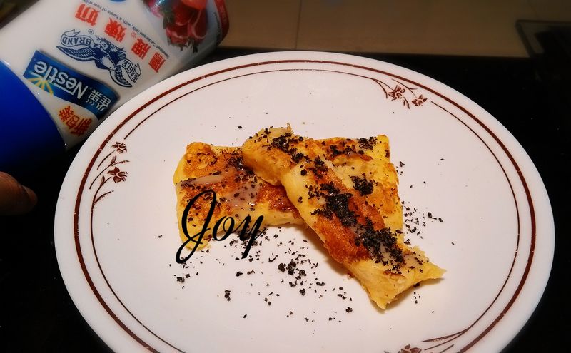 法國吐司-鷹牌煉奶
