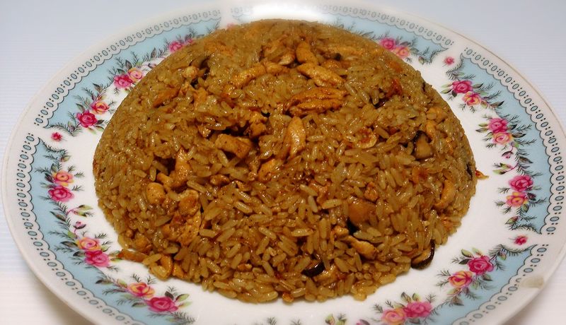 [櫻花蝦油飯]阿烽私房料理廚房