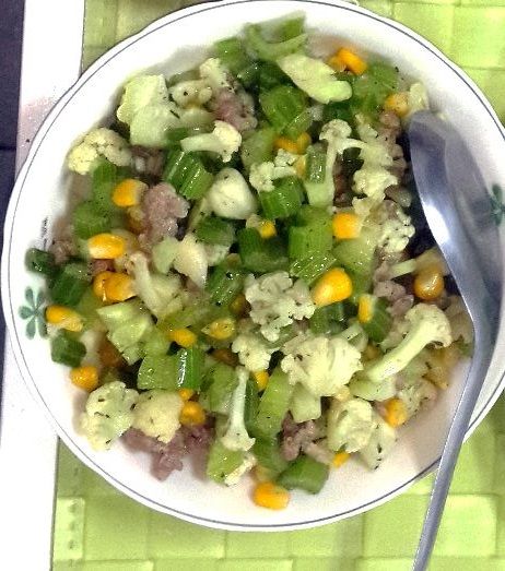 三色炒肉末