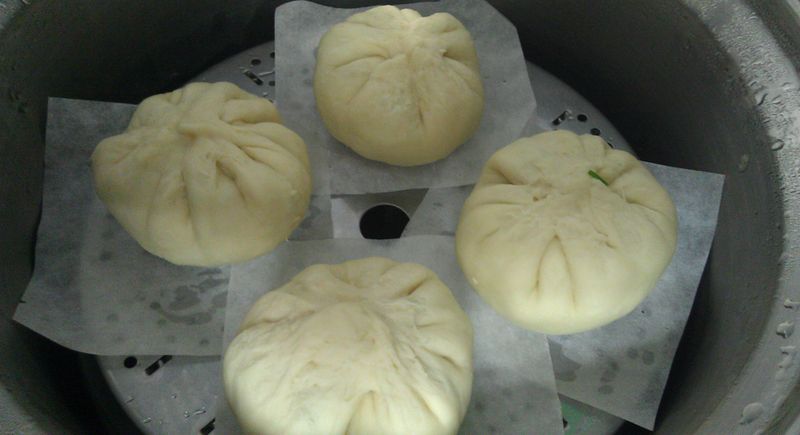 [電鍋料理]韭菜素包子