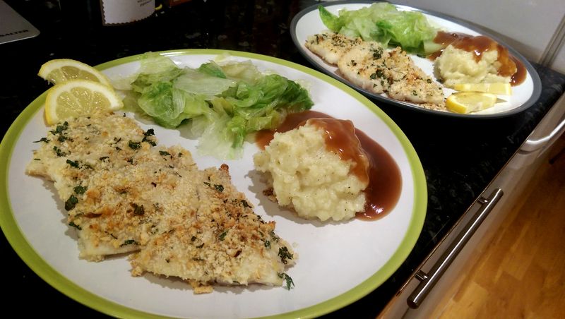 檸檬香草烤鱈魚