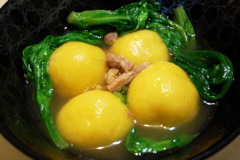 南瓜鮮肉湯圓