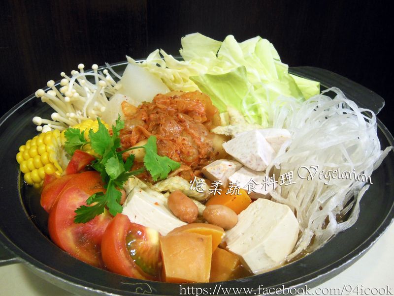 ♥憶柔蔬食♥泡菜火鍋(素食)