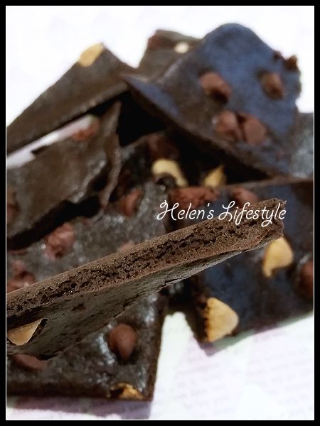 布郎尼餅乾片:Brownie Barks