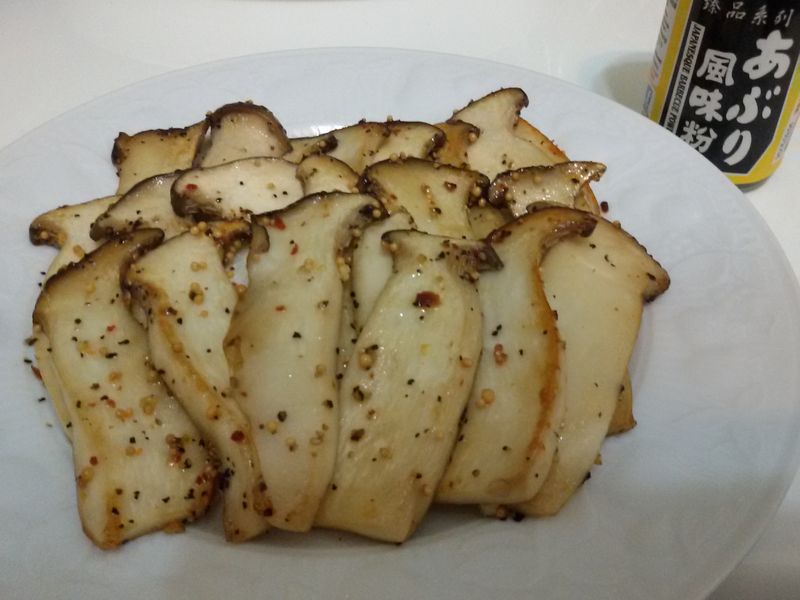 香煎杏鮑菇(日式和風碳烤粉)