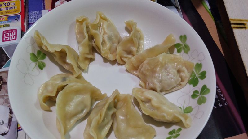電鍋版蒸餃