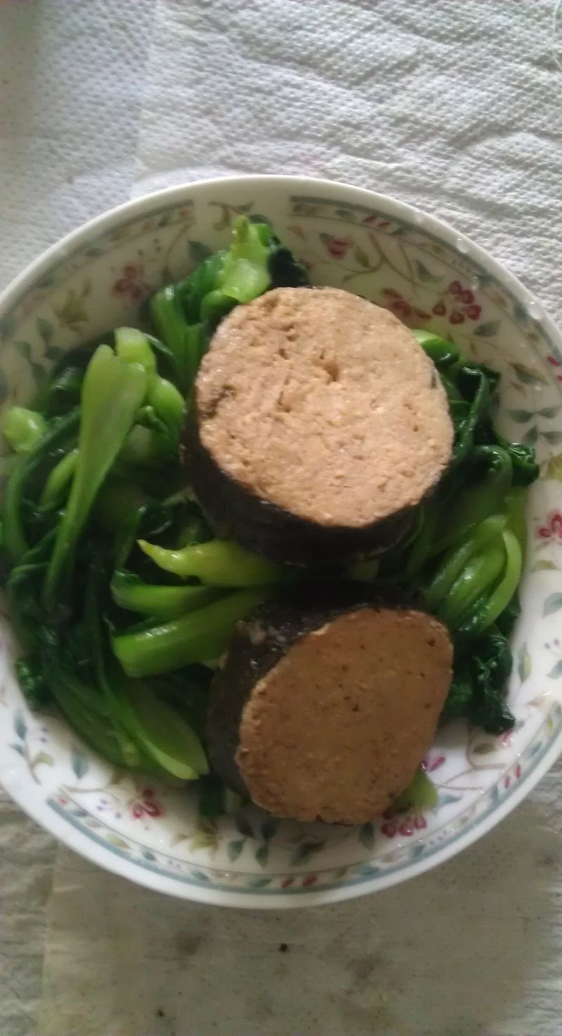 [素食料理]豆包青江菜