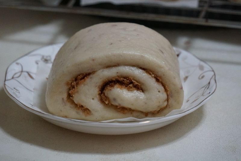 芋頭肉鬆饅頭