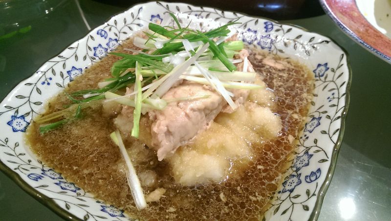 鱈魚肝醋拌蘿蔔泥