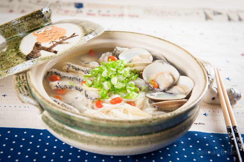 虎斑魚片湯麵@美麗人妻Selina Wu
