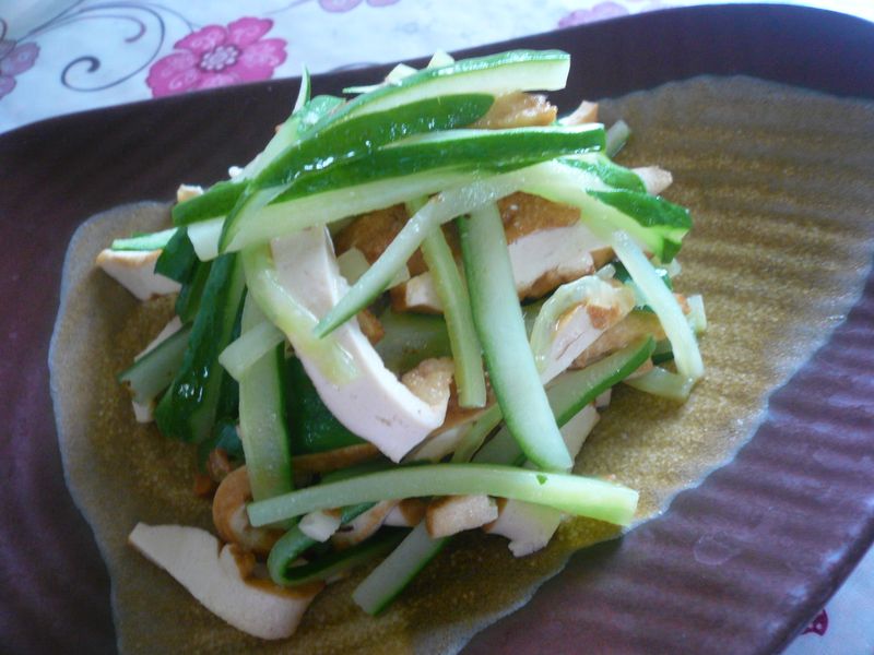 快炒黃瓜豆干絲