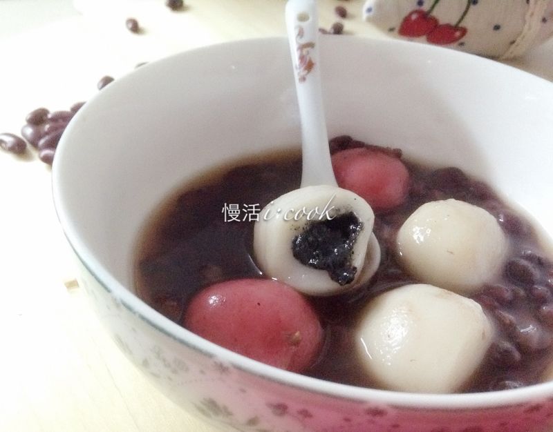 節氣料理-冬至湯圓NO.5❤桃芝湯圓❤