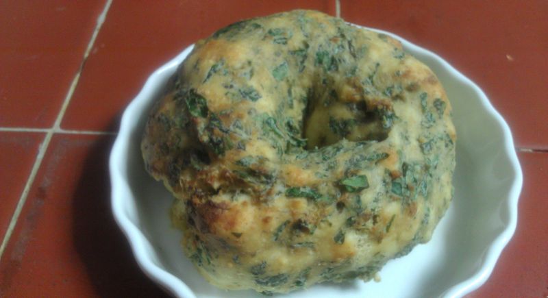[氣炸鍋料理]薄荷甜甜圈麵包