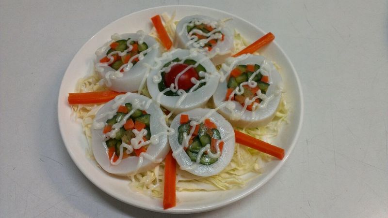 五彩軟絲沙拉【雲端冰箱鮮食家】