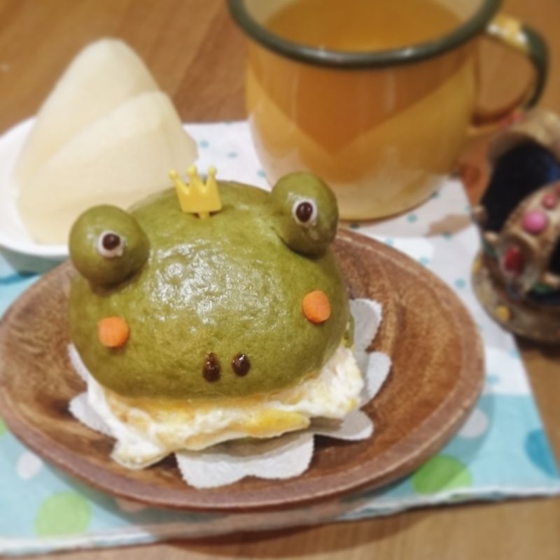 【天然酵母】青蛙王子饅頭