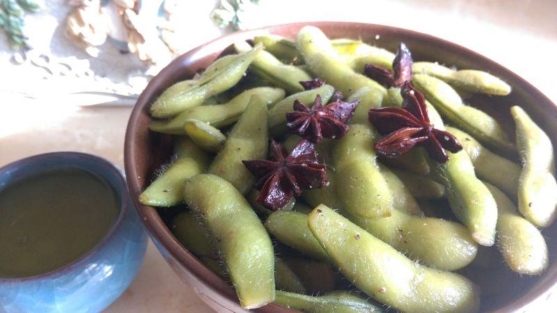 日式涼拌毛豆莢