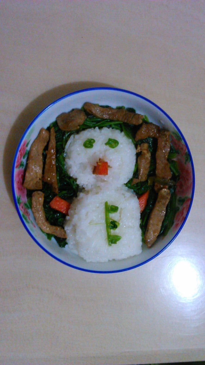 小雪人-晚餐