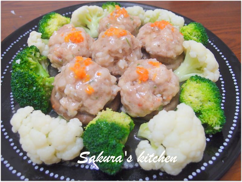 ♥我的手作年菜♥百花鑲鮮菇