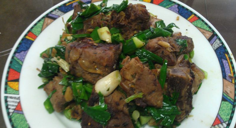 [氣炸鍋料理]大蒜羊肉