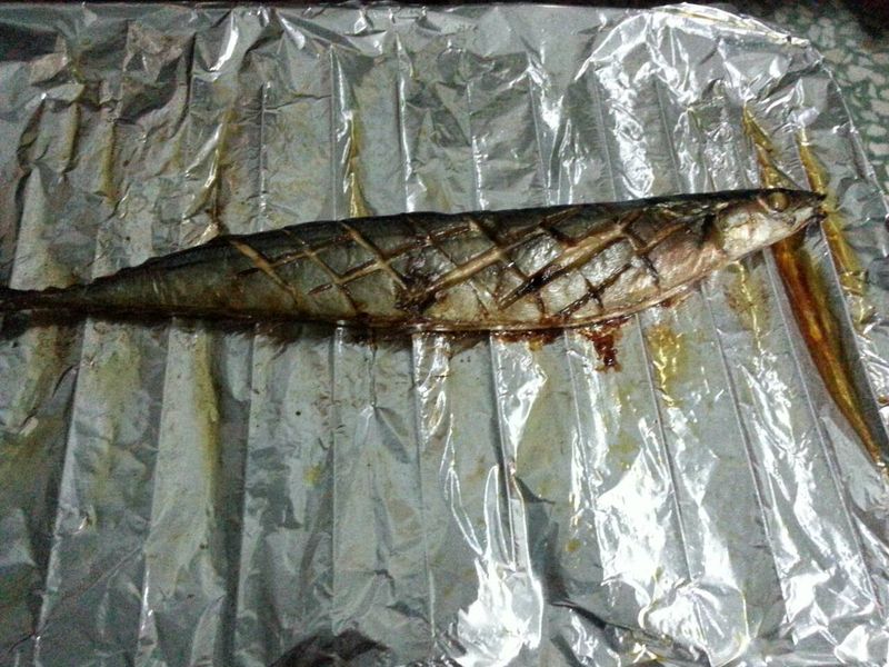 一個步驟就OK!燒烤秋刀魚