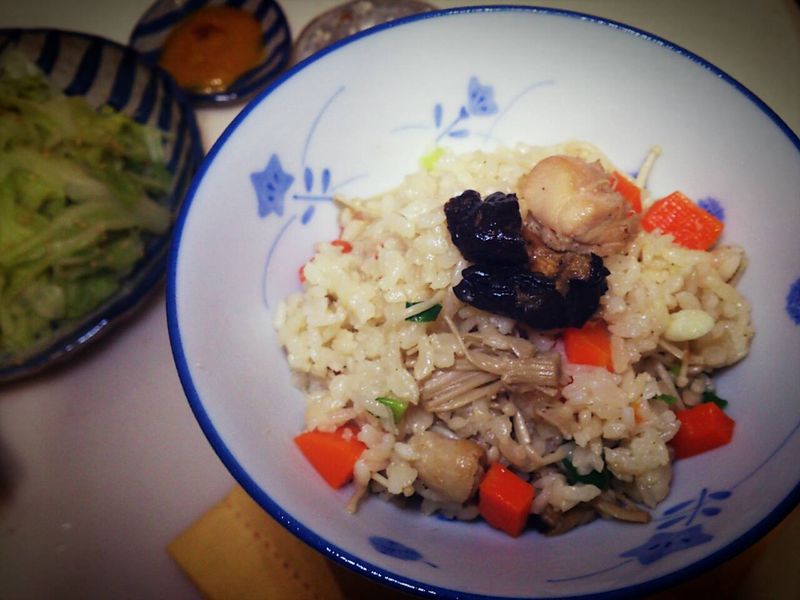【桔香醬油】桔香菇菇雞肉炊飯