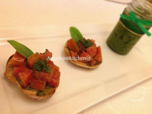 法式酸豆羅勒青醬 Pesto