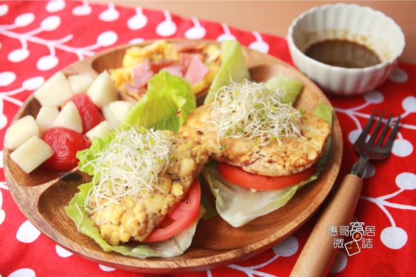 無油低卡瘦身輕料理"鮪魚豆腐排"