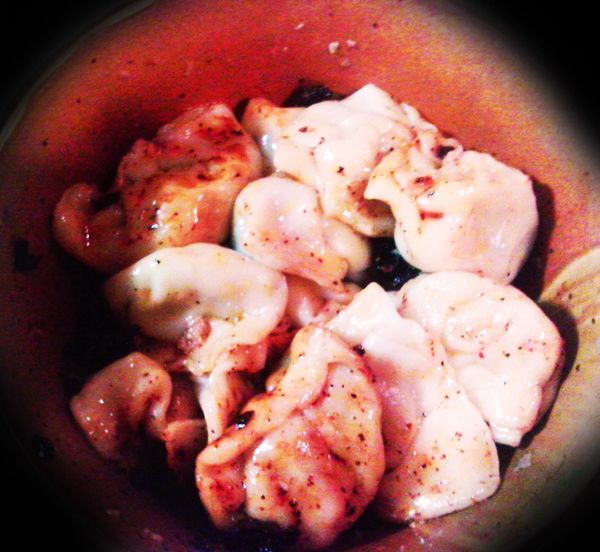 偽紅油抄手(簡易紅油、水餃)