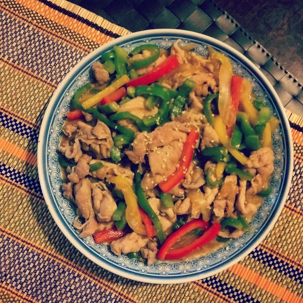 彩椒豬肉味噌燒