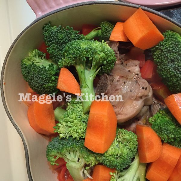 法式鄉村茄汁燉雞（無水）