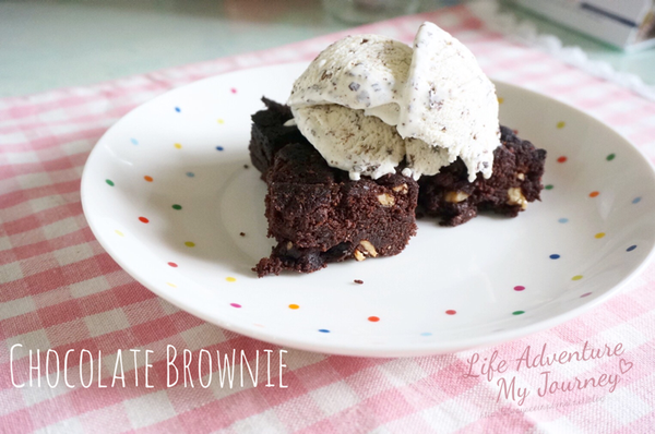 核果巧克力布朗尼