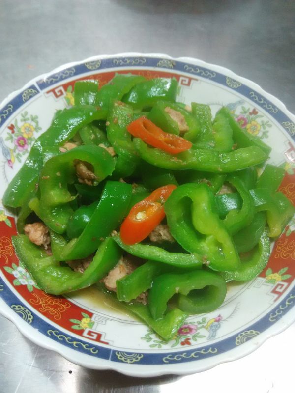 肉末炒青椒