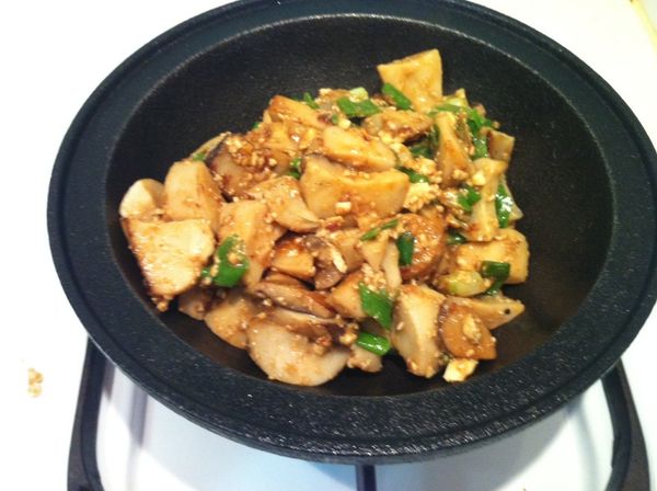 鐵板鹹蛋杏鮑菇