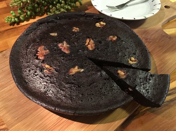 ［電鍋版］核桃布朗尼蛋糕（減糖）