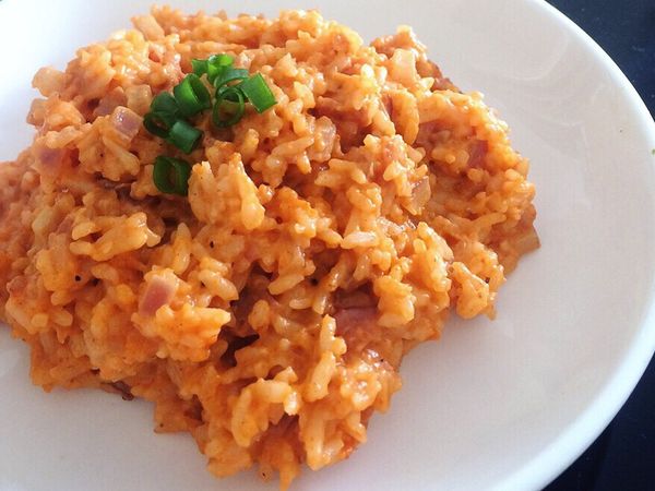 韓式起士培根燉飯