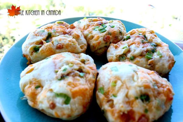 【超簡單】培根起司香蔥司康