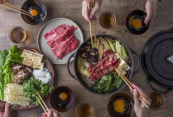 暖在心無水牛肉壽喜燒鍋