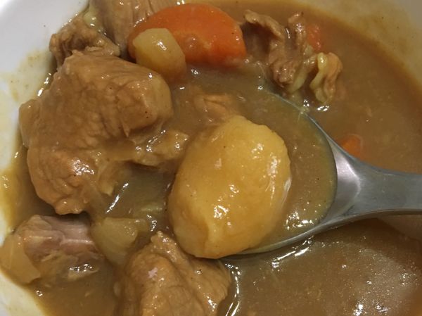 奶油蘋果蜂蜜豬肉咖喱