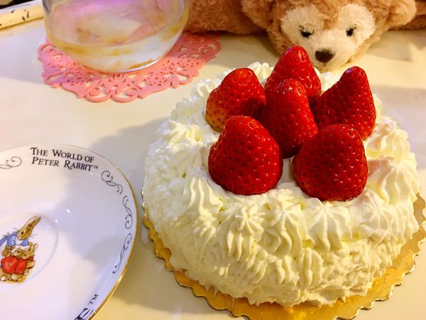 氣炸鍋版草莓鮮奶油蛋糕