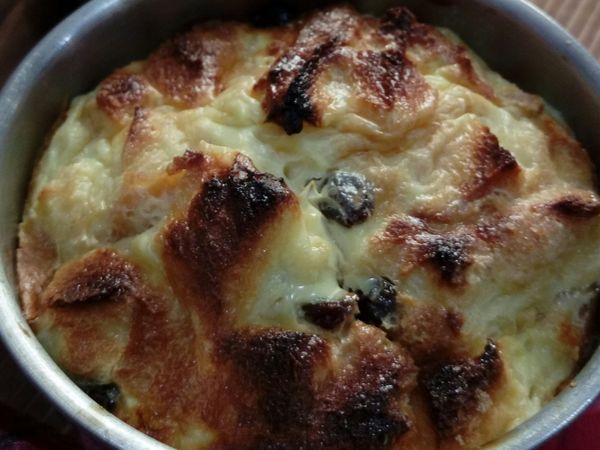 葡萄香草布丁烤土司