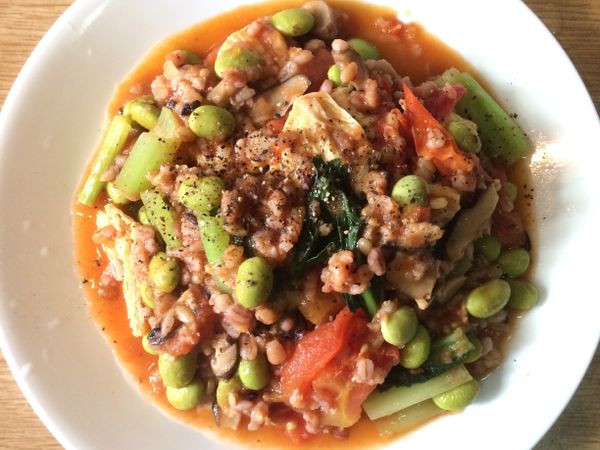 素食㊣番茄麻油燉飯