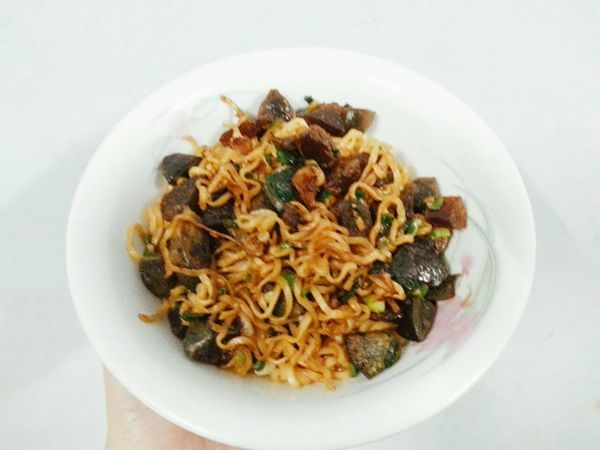 皮蛋炒泡麵