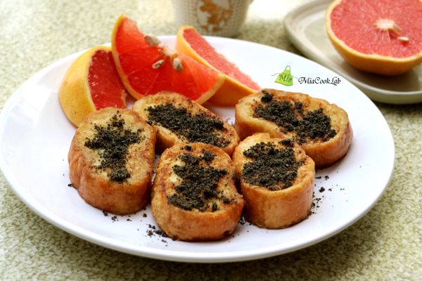 芝麻糖粒奶油麵包