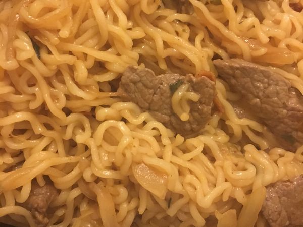 泡菜牛肉炒泡麵