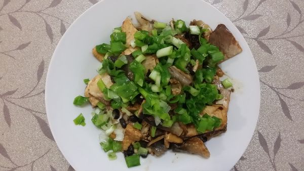 豆豉醬燒虱目魚肚