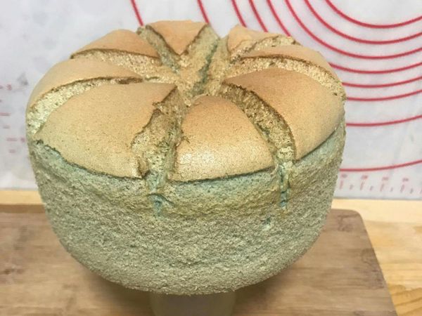 6吋碟豆花皇冠戚風