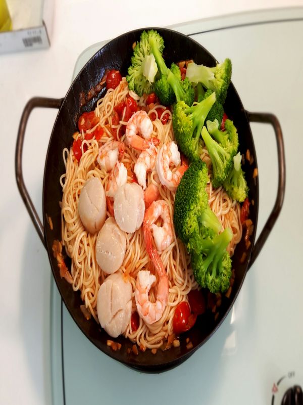 茄汁義大利海鮮麵