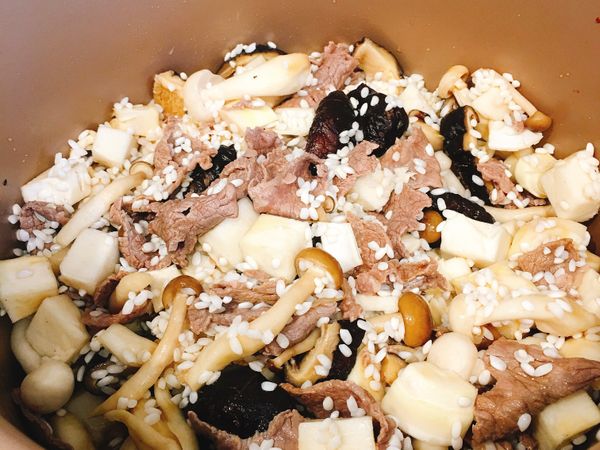 綠竹筍牛肉燉飯