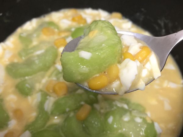 「電鍋版」金莎玉米絲瓜