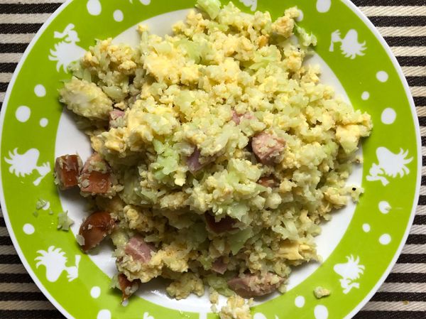 生酮乳酪香腸炒飯